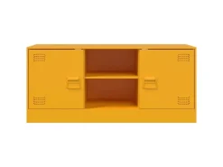 Wohnwände|TV-Wände^vidaXL TV-Schrank Senfgelb 99x39x44 cm Stahl Modell 3