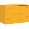 vidaXL TV-Schrank Senfgelb 67x39x44 cm Stahl Modell 2