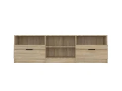 Wohnwände|TV-Wände^vidaXL TV-Schrank Sonoma-Eiche 150x33,5x45 cm Holzwerkstoff