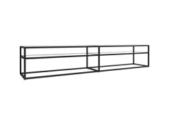 Wohnwände^vidaXL TV-Schrank Transparent 220x40x40,5 cm Hartglas