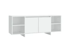 Wohnwände^vidaXL TV-Schrank Weiß 130x35x50 cm Holzwerkstoff