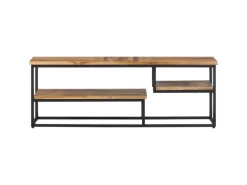 TV-Wände^vidaXL TV-Schrank 110x30x39 cm Massivholz Teak