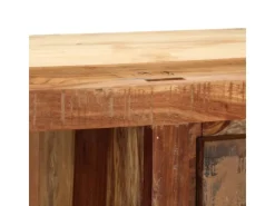 vidaXL TV-Schrank 100x30x33 cm Altholz Massiv