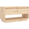 Wohnwände^vidaXL TV-Schrank 74x34x40 cm Massivholz Kiefür