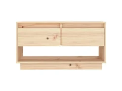 Wohnwände^vidaXL TV-Schrank 74x34x40 cm Massivholz Kiefür