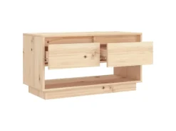 Wohnwände^vidaXL TV-Schrank 74x34x40 cm Massivholz Kiefür