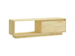 Wohnwände|TV-Wände^vidaXL TV-Schrank 110x30x33,5 cm Massivholz Kiefür