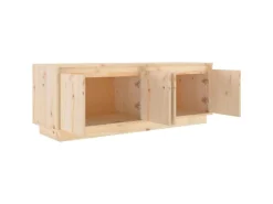 vidaXL TV-Schrank 110x34x40 cm Massivholz Kiefür