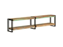 Wohnwände|TV-Wände^vidaXL TV-Schrank 180x30x40 cm Massives Altholz