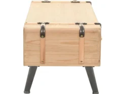 vidaXL TV-Schrank 110x33x35 cm Massivholz Tanne