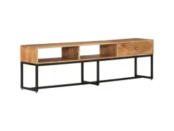 TV-Wände^vidaXL TV-Schrank 160x30x45 cm Massivholz Akazie
