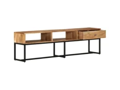 TV-Wände^vidaXL TV-Schrank 160x30x45 cm Massivholz Akazie