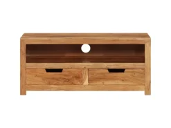 TV-Wände^vidaXL TV-Schrank 88x35x40 cm Massivholz Akazie