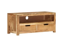 TV-Wände^vidaXL TV-Schrank 88x35x40 cm Massivholz Akazie