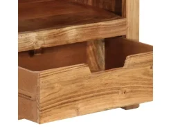 TV-Wände^vidaXL TV-Schrank 88x35x40 cm Massivholz Akazie