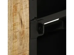 Wohnwände|TV-Wände^vidaXL TV-Schrank 110x30x45 cm Raues Mangoholz Modell 3