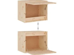 Schränke^vidaXL TV-Schränke 3 Stk Massivholz Kiefer 3100124