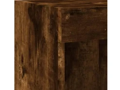 vidaXL TV-Schränke mit LED-Leuchten 2 Stk. Räuchereiche 100x30x30 cm