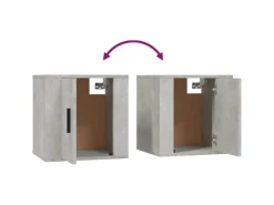 TV-Wände^vidaXL TV-Wandschrank Betongrau 40x34,5x40 cm