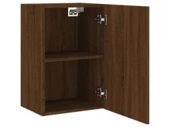 vidaXL TV-Wandschrank Braun Eiche-Optik 40,5x30x60 cm Holzwerkstoff