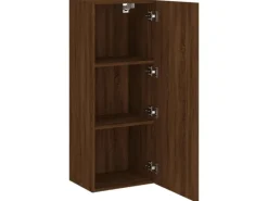 vidaXL TV-Wandschrank Braun Eiche-Optik 40,5x30x102 cm Holzwerkstoff