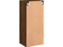 vidaXL TV-Wandschrank Braun Eiche-Optik 40,5x30x90 cm Holzwerkstoff