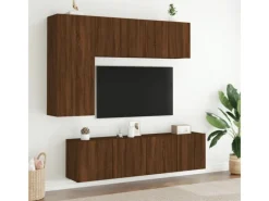 Wohnwände^vidaXL TV-Wandschrank Braun Eichen-Optik 60x30x41 cm