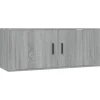 TV-Wände^vidaXL TV-Wandschrank Grau Sonoma 100x34,5x40 cm
