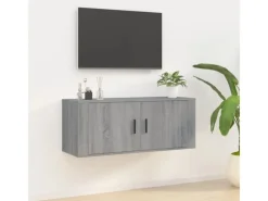 TV-Wände^vidaXL TV-Wandschrank Grau Sonoma 100x34,5x40 cm