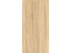 vidaXL TV-Wandschrank mit LED-Leuchten Sonoma-Eiche 40,5x35x80 cm