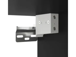 vidaXL TV-Wandschrank Schwarz 40x34,5x40 cm