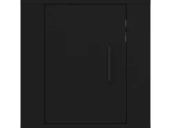 vidaXL TV-Wandschrank Schwarz 40x34,5x40 cm