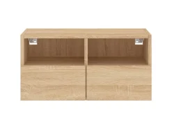 vidaXL TV-Wandschrank Sonoma-Eiche 60x30x30 cm Holzwerkstoff