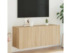 Wohnwände|TV-Wände^vidaXL TV-Wandschrank Sonoma-Eiche 100x30x41 cm