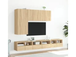 Wohnwände|TV-Wände^vidaXL TV-Wandschrank Sonoma-Eiche 100x30x41 cm