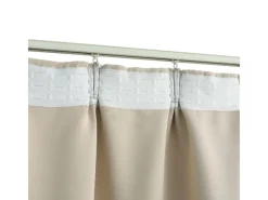 Vorhänge|Gardinen^vidaXL Verdunkelungsvorhang mit Haken Beige 290 x 245 cm