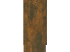 vidaXL Vitrinenschrank Räuchereiche 120x30,5x70 cm Holzwerkstoff 815627