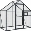 vidaXL Voliere Anthrazit 179x100x185 cm Aluminium