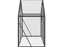 vidaXL Voliere Anthrazit 179x100x185 cm Aluminium