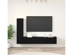 TV-Wände^vidaXL Wand TV Schrank Schwarz Eichen-Optik Holzwerkstoff 3393271