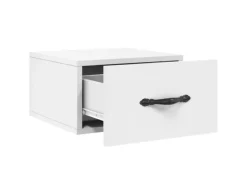 vidaXL Wand-Nachttisch Weiß 35x35x20 cm Modell 2