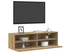 vidaXL Wand-TV-Schrank 2 Stk Artisan-Eiche 100x30x30cm Holzwerkstoff 862191
