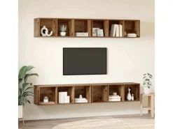 TV-Wände^vidaXL Wand-TV-Schrank 4 Stk 37 x 37 x 107,5 cm Holzwerkstoff 3393534