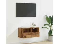 TV-Wände^vidaXL Wand-TV-Schrank Altholz 60 x 30 x 30 cm Holzwerkstoff 882922