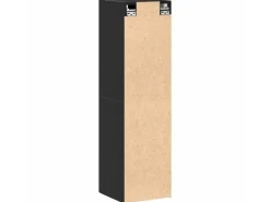TV-Wände^vidaXL Wand-TV-Schrank Schwarze Eiche 30,5 x 30 x 110 cm Holzwerkstoff 862572