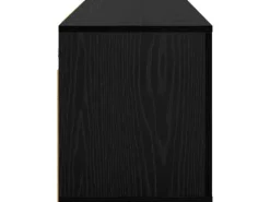 TV-Wände^vidaXL Wand-TV-Schrank Schwarz Eichen-Optik 100 x 34,5 x 40 cm 881155
