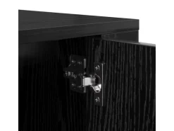 TV-Wände^vidaXL Wand-TV-Schrank Schwarz Eichen-Optik 100 x 34,5 x 40 cm 881155