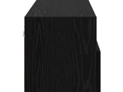 TV-Wände^vidaXL Wand-TV-Schränke 2 Stk Schwarz Eichen-Optik 80 x 30 x 30 cm 882933