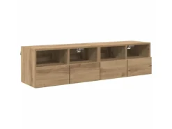 vidaXL Wand-TV-Schränke 2 Stk Artisan-Eiche 60 x 30 x 30 cm Holzwerkstoff 882925