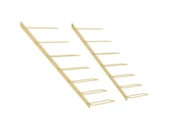 Flaschenregale^vidaXL Wand-Weinregale für 7 Flaschen 2 Stk. Golden Metall